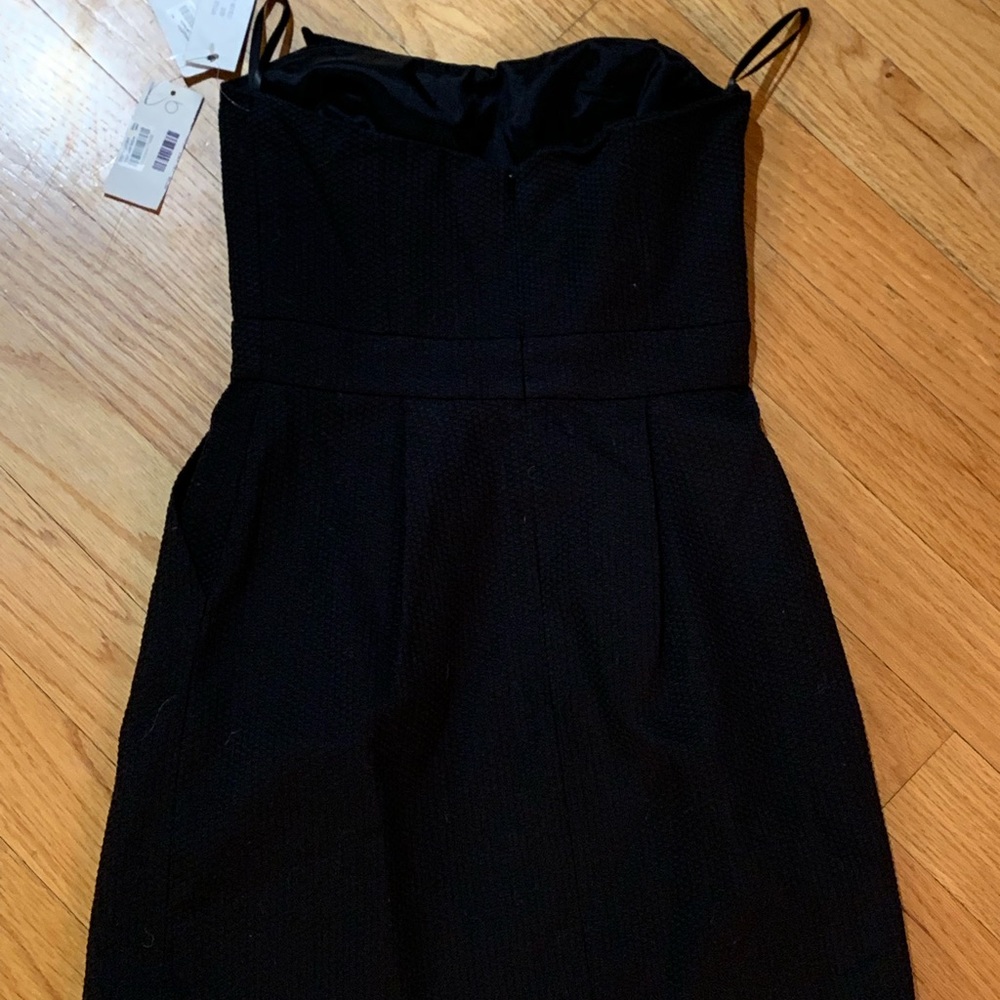 NWT Strapless Black Dress - Picture 2 of 4